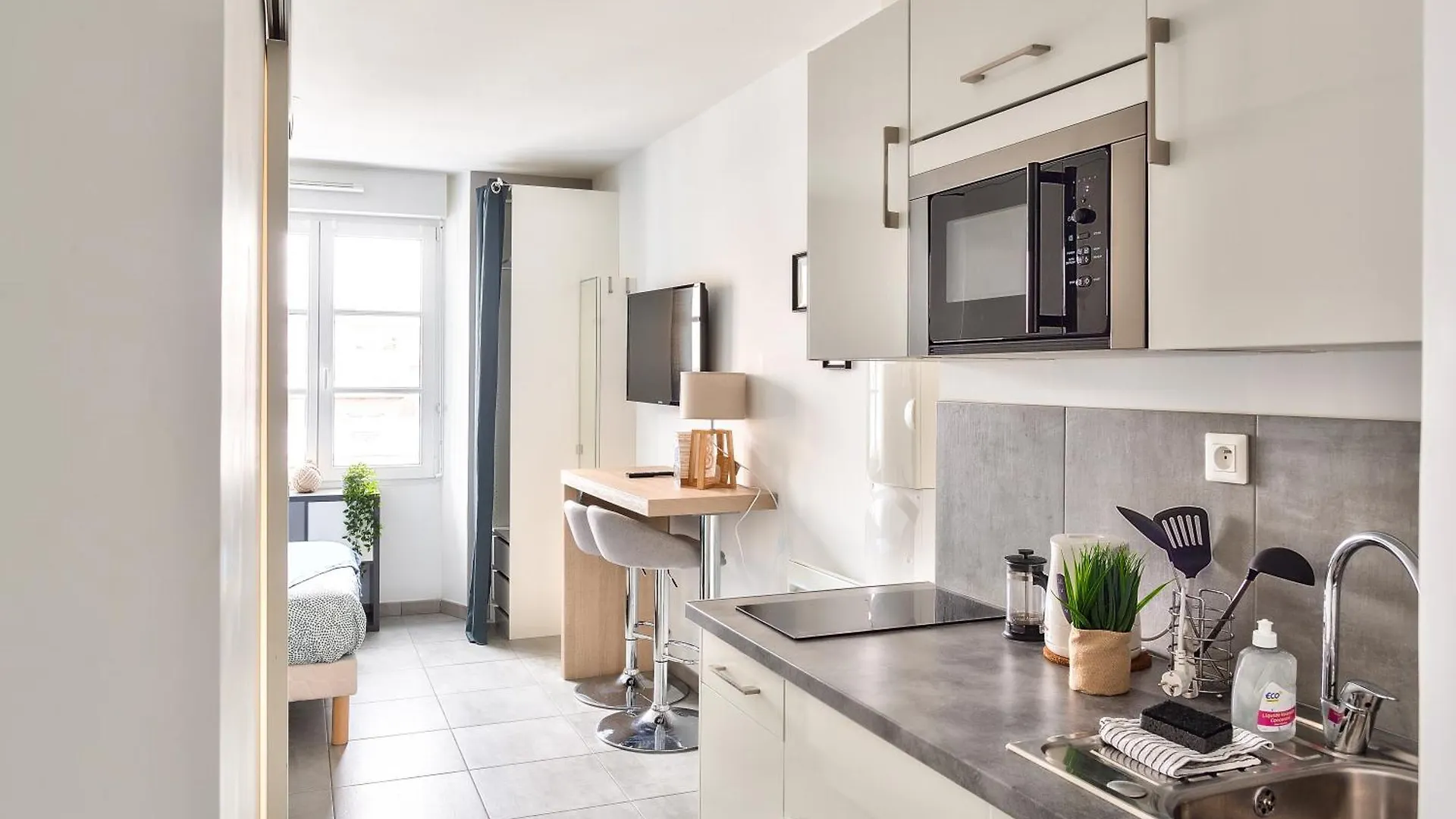 Apartment Studios Cosy Quartier Harteloire Proche Centre-Ville Brest France